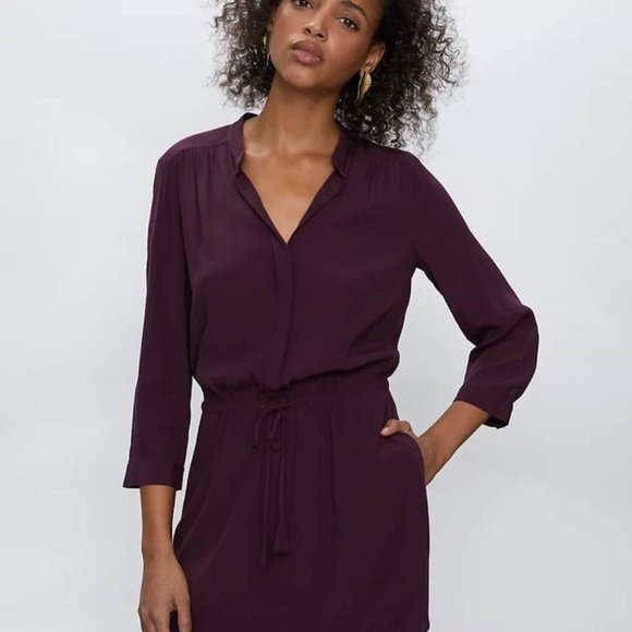 Aritzia Babaton Bennet Silk Red Dress - Picture 7 of 9